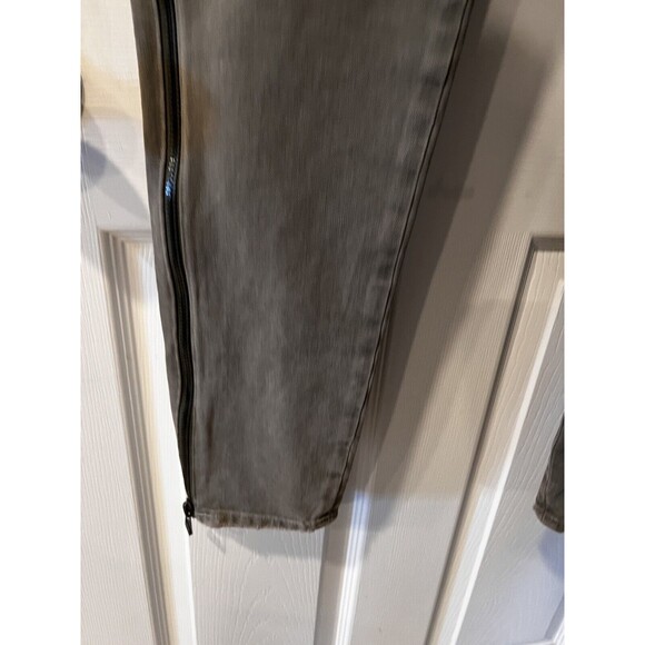 Free people x Sandrine Rose Jeans Womens sz 28 handmade Los Angeles Green - Picture 7 of 10